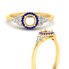 Load image into Gallery viewer, semi-mount-halo-cluster-accent-sapphire-engagement-ring-in-yellow-gold-FD10512SMRGSABLANGLE3-NL-YG.jpg?v=1770117495