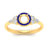 Load image into Gallery viewer, semi-mount-halo-cluster-accent-sapphire-engagement-ring-in-yellow-gold-FD10512SMRGSABLANGLE5-NL-YG.jpg?v=1770117494