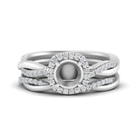 Load image into Gallery viewer, semi-mount-halo-diamond-infinity-bridal-set-in-white-gold-FD9212SM-NL-WG-B2.jpg
