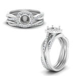 Load image into Gallery viewer, semi-mount-halo-diamond-infinity-bridal-set-in-white-gold-FD9212SM-NL-WG-B2.jpg

