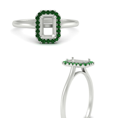 semi-mount-halo-emerald-engagement-ring-in-white-gold-FD-9710SMRGEMGR-NL-WG