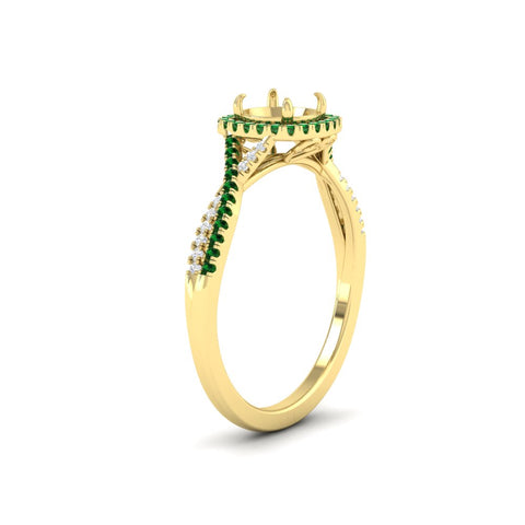 semi-mount-halo-engagement-ring-with-emerald-in-FD11140SMRGEMGRANGLE3-NL-YG