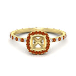 Load image into Gallery viewer, semi-mount-halo-eternity-orange-sapphire-engagement-ring-in-yellow-gold-FD9372SMRGSAOR-NL-YG.jpg?v=1763118336