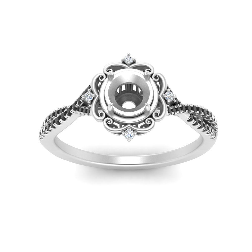 semi-mount-halo-filigree-twisted-black-diamond-engagement-ring-in-FD124061SMRGBLACKANGLE3-NL-WG