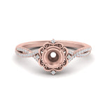 Load image into Gallery viewer, semi-mount-halo-filigree-twisted-diamond-engagement-ring-in-FD124061SMRANGLE3-NL-RG

