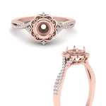Load image into Gallery viewer, semi-mount-halo-filigree-twisted-diamond-engagement-ring-in-FD124061SMRANGLE3-NL-RG
