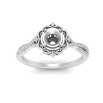 Load image into Gallery viewer, semi-mount-halo-filigree-twisted-diamond-engagement-ring-in-FD124061SMRANGLE3-NL-WG
