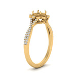 Load image into Gallery viewer, semi-mount-halo-filigree-twisted-diamond-engagement-ring-in-FD124061SMRANGLE3-NL-YG
