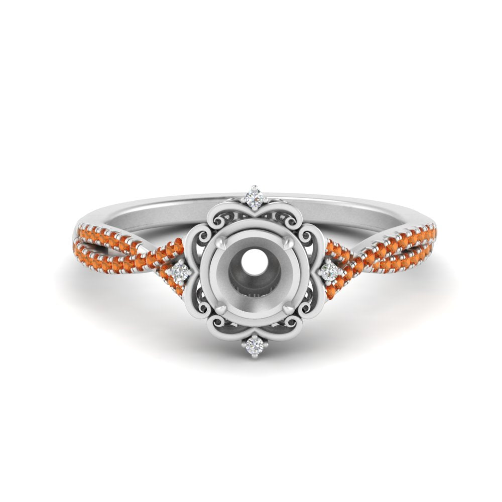 semi-mount-halo-filigree-twisted-orange-sapphire-engagement-ring-in-FD124061SMRGSAORANGLE3-NL-WG