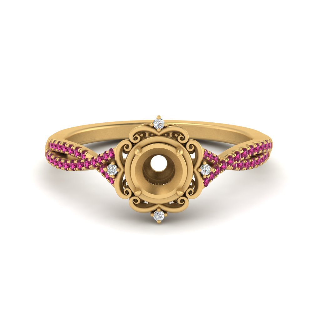 semi-mount-halo-filigree-twisted-pink-sapphire-engagement-ring-in-FD124061SMRGSADRPIANGLE3-NL-YG