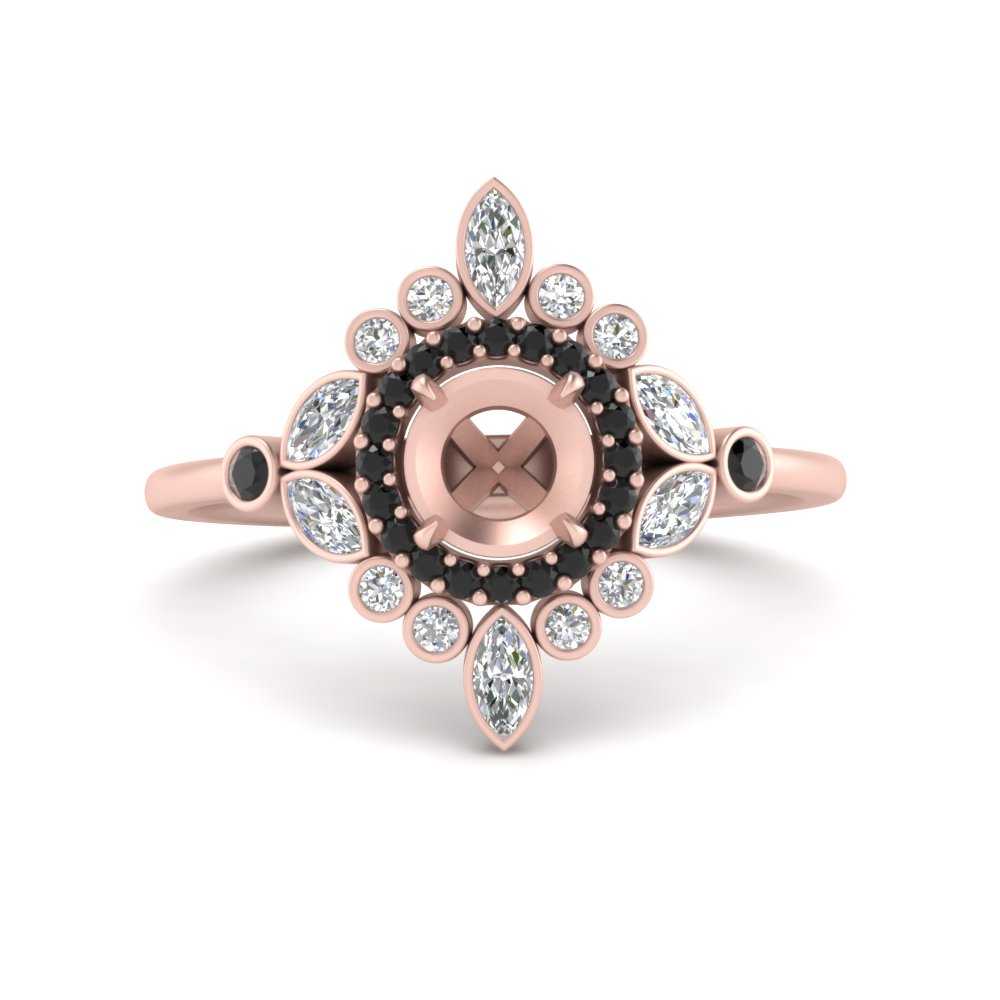 semi-mount-halo-floral-black-diamond-engagement-ring-in-rose-gold-FD9822SMRGBLACK-NL-RG?v=1755852255