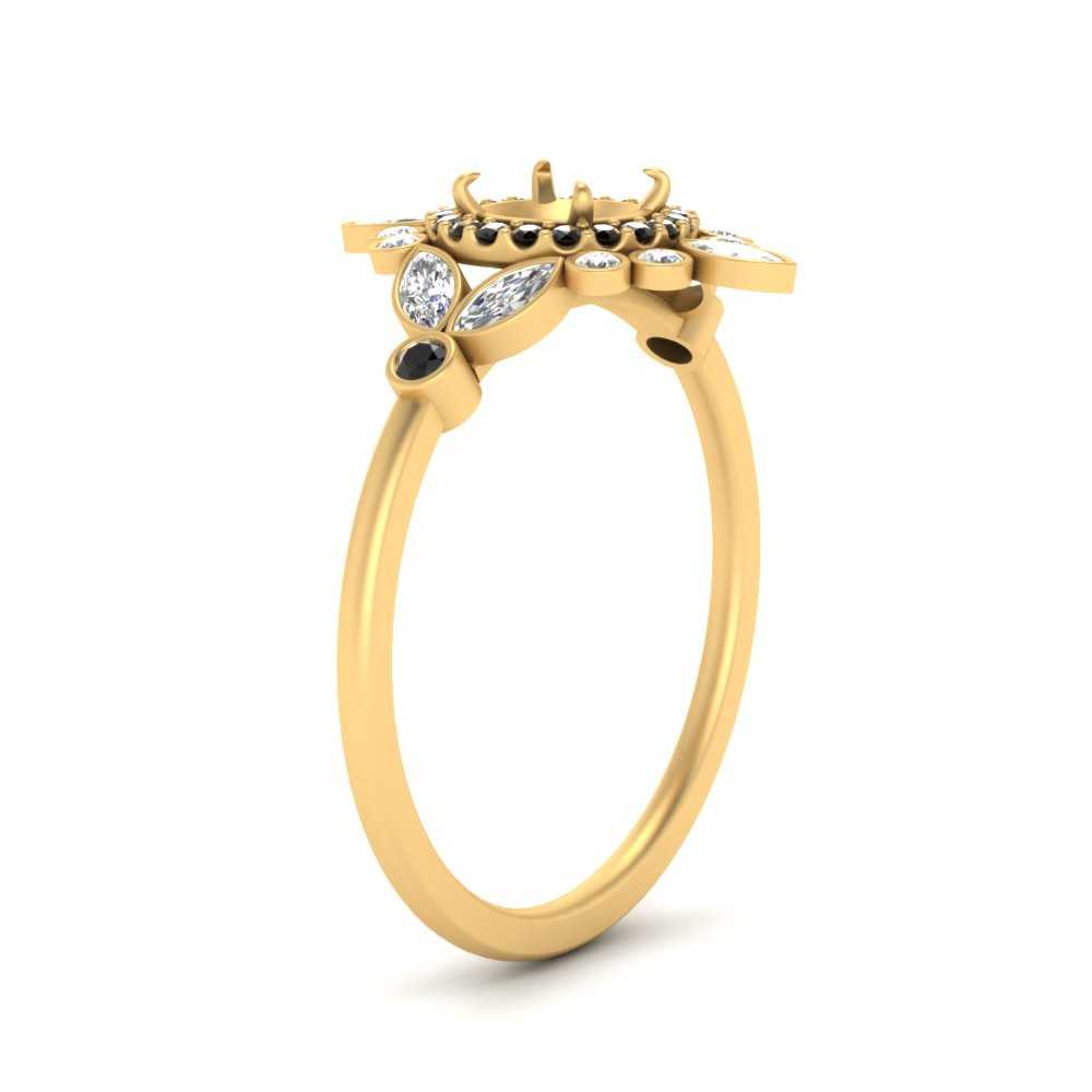 semi-mount-halo-floral-black-diamond-engagement-ring-in-yellow-gold-FD9822SMRGBLACKANGLE2-NL-YG?v=1755852255