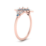 Load image into Gallery viewer, semi-mount-halo-floral-blue-topaz-engagement-ring-in-rose-gold-FD9822SMRGICBLTOANGLE2-NL-RG?v=1755852257
