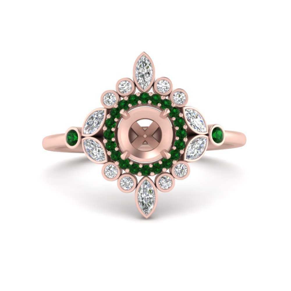 semi-mount-halo-floral-emerald-engagement-ring-in-rose-gold-FD9822SMRGEMGR-NL-RG?v=1755852251