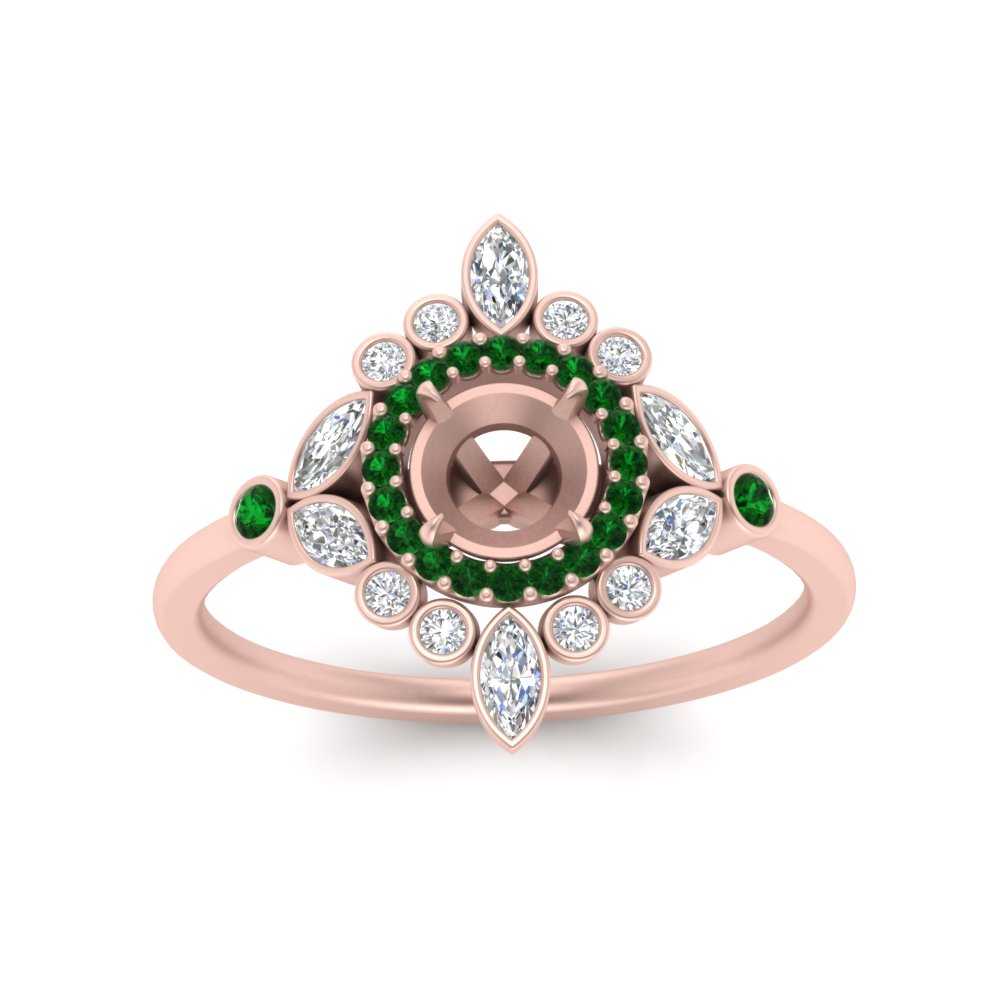 semi-mount-halo-floral-emerald-engagement-ring-in-rose-gold-FD9822SMRGEMGRANGLE5-NL-RG?v=1755852251