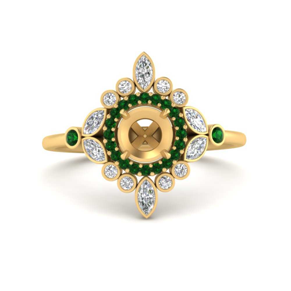 semi-mount-halo-floral-emerald-engagement-ring-in-yellow-gold-FD9822SMRGEMGR-NL-YG?v=1755852252