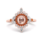 Load image into Gallery viewer, semi-mount-halo-floral-orange-sapphire-engagement-ring-in-rose-gold-FD9822SMRGSAOR-NL-RG?v=1755852253
