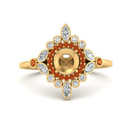 Load image into Gallery viewer, semi-mount-halo-floral-orange-sapphire-engagement-ring-in-yellow-gold-FD9822SMRGSAOR-NL-YG?v=1755852253
