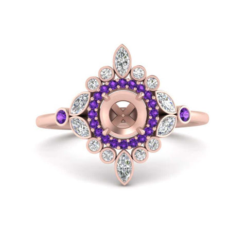 semi-mount-halo-floral-purple-topaz-engagement-ring-in-rose-gold-FD9822SMRGVITO-NL-RG?v=1755852256