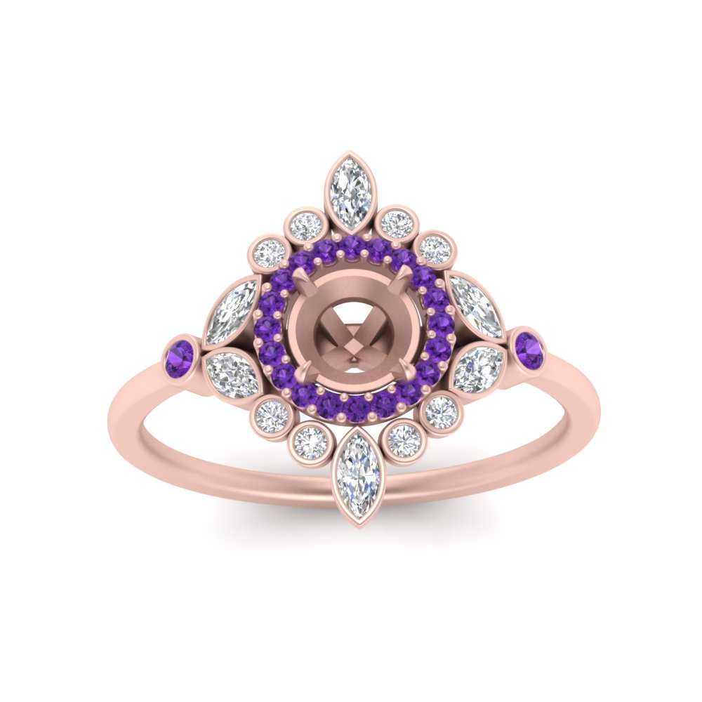 semi-mount-halo-floral-purple-topaz-engagement-ring-in-rose-gold-FD9822SMRGVITOANGLE5-NL-RG?v=1755852256