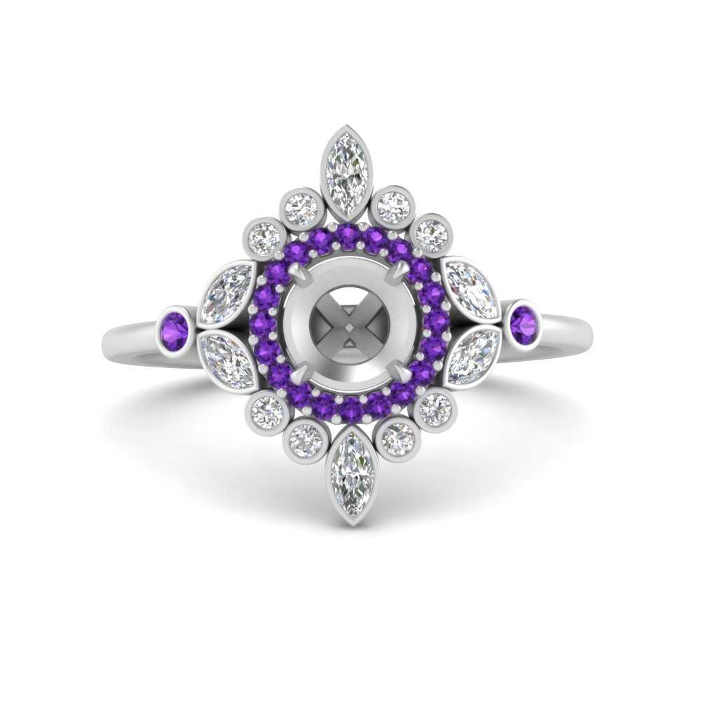 semi-mount-halo-floral-purple-topaz-engagement-ring-in-white-gold-FD9822SMRGVITO-NL-WG?v=1755852255