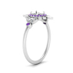 Load image into Gallery viewer, semi-mount-halo-floral-purple-topaz-engagement-ring-in-white-gold-FD9822SMRGVITOANGLE2-NL-WG?v=1755852256
