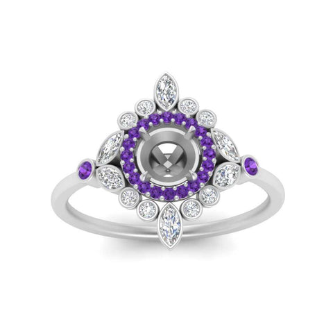 semi-mount-halo-floral-purple-topaz-engagement-ring-in-white-gold-FD9822SMRGVITOANGLE5-NL-WG?v=1755852255