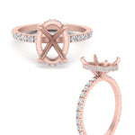 Load image into Gallery viewer, Semi Mount Hidden Halo Engagement Ring
