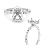 Load image into Gallery viewer, Semi Mount Hidden Halo Engagement Ring
