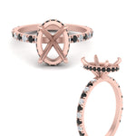 Load image into Gallery viewer, Semi Mount Hidden Halo Engagement Ring
