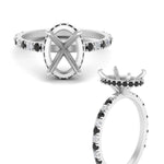 Load image into Gallery viewer, Semi Mount Hidden Halo Engagement Ring
