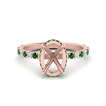 Load image into Gallery viewer, Semi Mount Hidden Halo Engagement Ring
