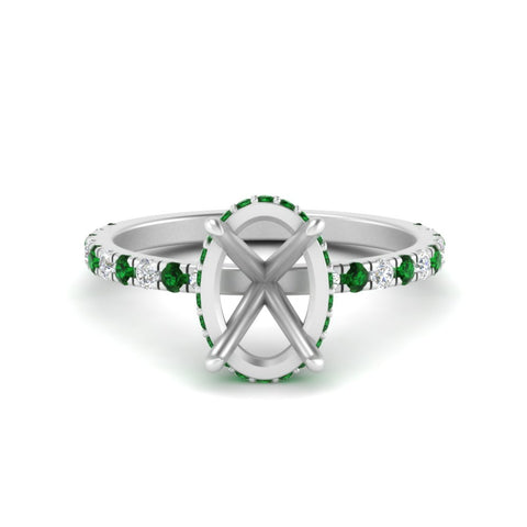 semi-mount-hidden-halo-diamond-engagement-ring-with-emerald-in-white-gold-FD10801SMRGEMGR-NL-WG