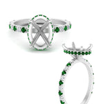 Load image into Gallery viewer, Semi Mount Hidden Halo Engagement Ring
