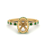 Load image into Gallery viewer, Semi Mount Hidden Halo Engagement Ring
