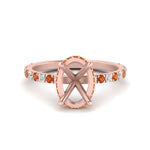 Load image into Gallery viewer, Semi Mount Hidden Halo Engagement Ring
