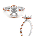 Load image into Gallery viewer, Semi Mount Hidden Halo Engagement Ring
