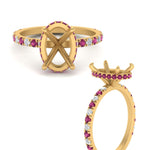 Load image into Gallery viewer, Semi Mount Hidden Halo Engagement Ring
