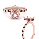 Load image into Gallery viewer, Semi Mount Hidden Halo Engagement Ring
