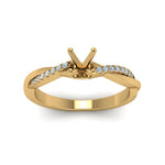 Load image into Gallery viewer, semi-mount-infinity-twist-diamond-engagement-ring-in-14K-yellow-gold-FD8253SMR-NL-YG.jpg
