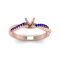 Thumbnail 5 - semi-mount-infinity-twist-diamond-engagement-ring-with-blue-sapphire-in-14K-rose-gold-FD8253SMRGSABL-NL-RG.jpg