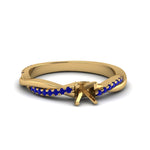 Load image into Gallery viewer, semi-mount-infinity-twist-diamond-engagement-ring-with-blue-sapphire-in-14K-yellow-gold-FD8253SMRGSABL-NL-YG.jpg
