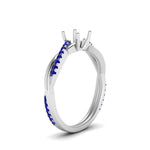 Load image into Gallery viewer, semi-mount-infinity-twist-diamond-engagement-ring-with-blue-sapphire-in-14K-white-gold-FD8253SMRGSABL-NL-WG.jpg
