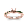 Thumbnail 14 - semi-mount-infinity-twist-diamond-engagement-ring-with-emerald-in-14K-rose-gold-FD8253SMRGEMGR-NL-RG.jpg