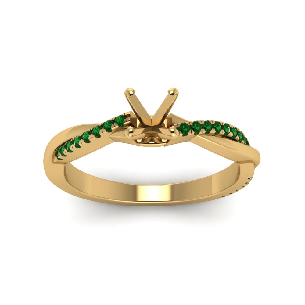 semi-mount-infinity-twist-diamond-engagement-ring-with-emerald-in-14K-yellow-gold-FD8253SMRGEMGR-NL-YG.jpg