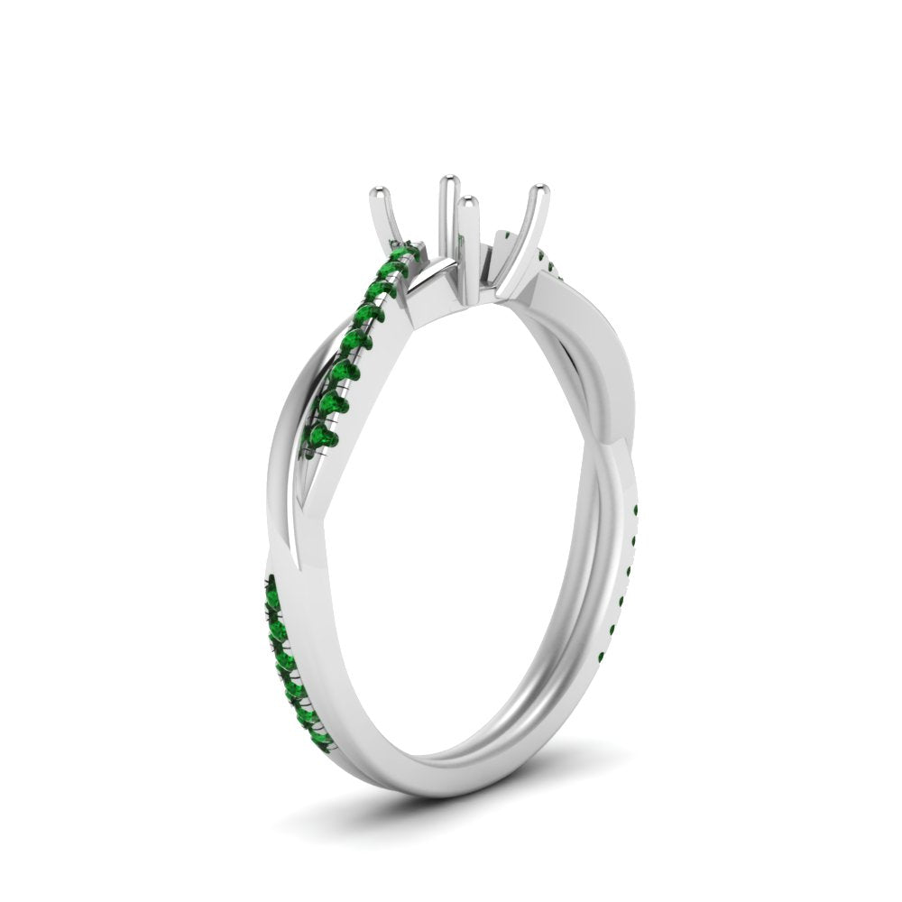semi-mount-infinity-twist-diamond-engagement-ring-with-emerald-in-14K-white-gold-FD8253SMRGEMGR-NL-WG.jpg