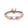 Load image into Gallery viewer, semi-mount-infinity-twist-diamond-engagement-ring-with-ice-blue-topaz-in-14K-rose-gold-FD8253SMRGICBLTO-NL-RG.jpg