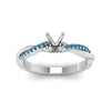 Load image into Gallery viewer, semi-mount-infinity-twist-diamond-engagement-ring-with-ice-blue-topaz-in-14K-white-gold-FD8253SMRGICBLTO-NL-WG.jpg