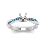 Load image into Gallery viewer, semi-mount-infinity-twist-diamond-engagement-ring-with-ice-blue-topaz-in-14K-white-gold-FD8253SMRGICBLTO-NL-WG.jpg
