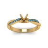 Load image into Gallery viewer, semi-mount-infinity-twist-diamond-engagement-ring-with-ice-blue-topaz-in-14K-yellow-gold-FD8253SMRGICBLTO-NL-YG.jpg